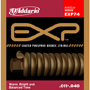 D'Addario EXP74 Mandolin EXP Coated Phosphor Bronze, Medium (Loop End)