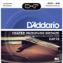 D'Addario EXP75 Mandolin EXP Coated Phosphor Bronze, Medium/Heavy (Loop End)