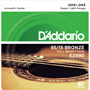 D'Addario Great American EZ890 Extra Blanda