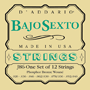 D'Addario J86 Bajo Sexto Phosphor Bronze12-string