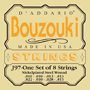 D'Addario J97 Greek Bouzouki Nickel Wound, 8-string