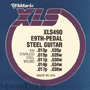 D'Addario XLS490 Stainless Steel Wound, E-9th Pedal Steel Tuning