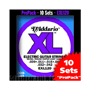 D'Addario Nickel EXL120-10P 10 sets Pack SL