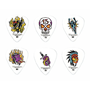 Dunlop BL100 Púas BLACKLINE Original (6-pack) 1.00 mm