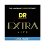 DR CBE-9 EXTRA LIFE Cool Blue Electic Guitar Strings Lite