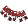 Stagg FPS-M Set of plastic Thumb & Finger Picks (1 thumb + 4 fingers) - Medium
