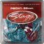 Stagg PBOX1-96 Display Box w/ 100 pcs Celluloid Standard Picks (assorted colours) 0.96 mm