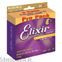 Elixir 16501 Acoustic Bonus Pack (3 sets) Phosphor Bronze, NANOWEB Coating, Extra Light