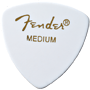 Fender 346 Triangle Celluloid Picks (12-Pack) - White thin
