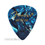 Fender 351 Premium Celluloid Picks (12-Pack) - Ocean Turquoise heavy