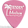 Fender 351 California Clear Picks / Púas (12-Pack) - Burgundy Mist, medium