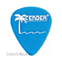 Fender 351 California Clear Picks (12-Pack) - Lake Placid Blue, heavy