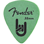 Fender ROCK ON! Touring Picks - green 0.88 mm