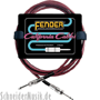 Fender CALIFORNIA CLEARS Cable - Candy Apple Red (rojo) 18Ft. (5.4m)