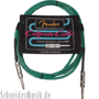 Fender CALIFORNIA CLEARS Cable - Surf Green 10Ft. (3.0m)