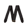 Fender 099-0667-006 2" Cotton/Leather Strap black