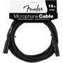 Fender PERFORMANCE Microphone Cable, XLR Male - XLR Female 15Ft. (4.5m)