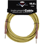 Fender CUSTOM SHOP Performance Instrument Cable, straight - straight 18.6Ft. (5.5m) Tweed