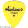 Jackson Delrin Picks (12-pack) Medium 0.73mm, yellow
