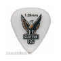 Clayton Acetal Polymer Standard Picks 1,26 mm white