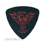 Clayton Black Raven Rounded Triangle Picks 0.38 mm black