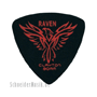 Clayton Black Raven Rounded Triangle Picks 0.80 mm black