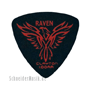 Clayton Black Raven Rounded Triangle Picks 1.00 mm black