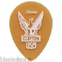 Clayton Ultem Gold - Small Teardrop Picks 0.72 mm, transparent gold
