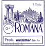 Romana Cítara "Thüringer Waldzither" Juego 9-cuerdas