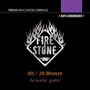Fire & Stone Acoustic Premium Coated, 80/20 Bronze, extra light