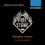 Fire & Stone Acoustic Premium Coated, Phosphor Bronze, light
