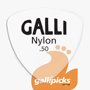 Galli A10T Nylon WHITE Triangular 346 Pick, Thin 0.50 mm