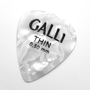 Galli A183T Celluloid MOTHER OF P. WHITE Standard 351 Pick, Thin 0.50 mm