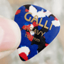 Galli A185H Celluloid RAINBOW Standard 351 Pick, Heavy 1.00 mm