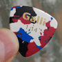 Galli A187XH Celluloid RAINBOW Triangular 346 Púa, X-Heavy 1.14 mm