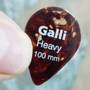 Galli A5H Celluloid SHELL 358 Pick, Heavy 1.00 mm