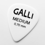 Galli B17M Celluloid WHITE Standard 351 Pick, Medium 0.70 mm