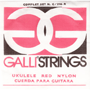 Galli G216R RED NYLON Ukulele (Soprano) Set