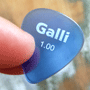 Galli P72B Formula POLYCARBONATE Pick 1.00 mm, blue
