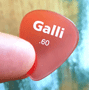 Galli P72R Formula POLYCARBONATE Púa 0.60 mm, rojo