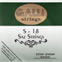 Galli S018 SAZ Silverplated Wound Set, extra light