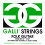 Galli V27 FOLK GUITAR Silverplated on Silk & Steel