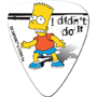 Grover Allman THE SIMPSONS Picks "Bart I didn't do it" (5-pack)