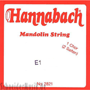 Hannabach 2821011 Mandolin, Loop End, Chrome Steel e''-1 (Pair)