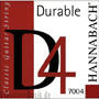 Hannabach 7004 HT (High Tension) Durable D4