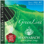 Hannabach 8887 MT GREEN LINE Medium Tension, 3-Bass Set