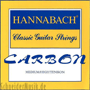 Hannabach CARBON Trebles, Medium/High Tension, 3-Treble Set