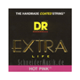 DR PKE-11 EXTRA LIFE Hot Pink Electic Guitar Strings Heavy