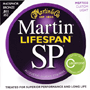 Martin MSP7050 SP Lifespan 92/8 Phosphor Bronze, Custom Light