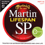 Martin MSP7100 SP Lifespan 92/8 Phosphor Bronze, Light
